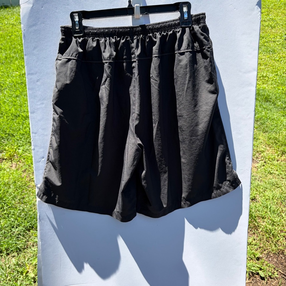 Nike Dri-FIT Mens Running Shorts Black Elastic Waist Mesh Lined Athletic Gym